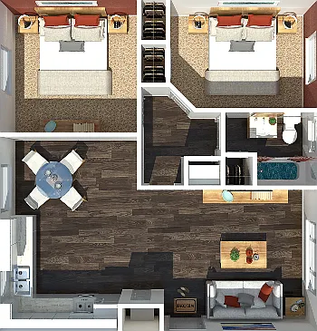 2 Bedroom A 2 Bedroom A