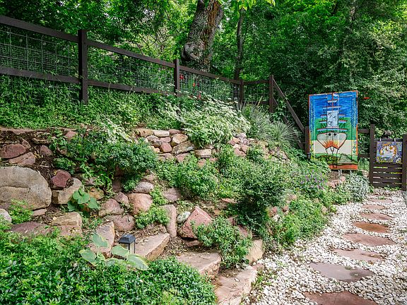 Backyard oasis along the farmer's ditch
Yard art not included