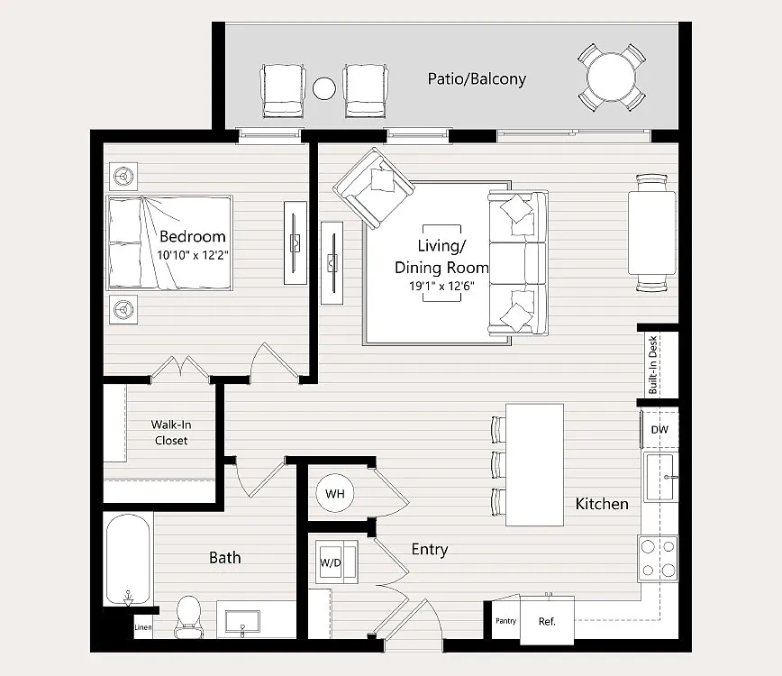 Floor plan A19