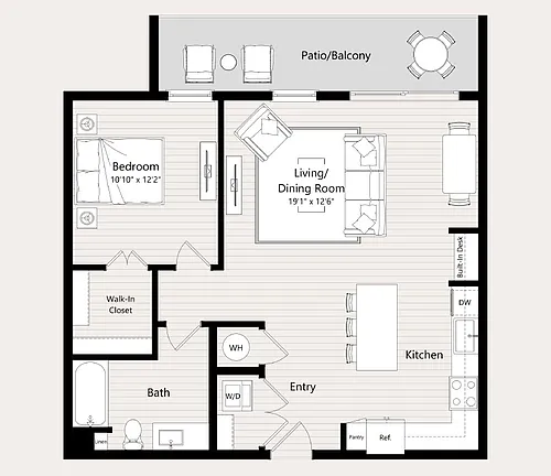 Floor plan A19