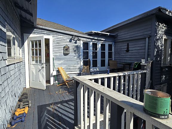 Open door to Laundry RM. Kickback deck