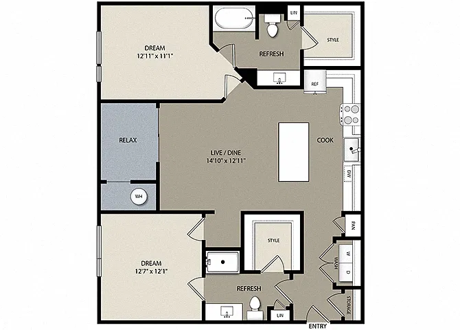 Floor plan B2