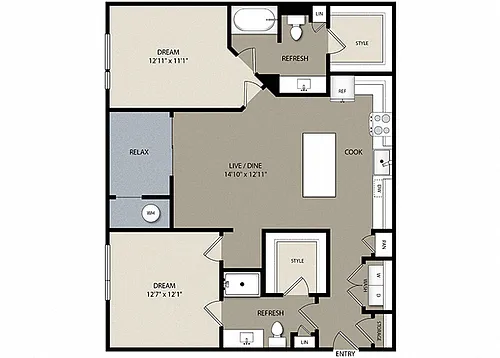 Floor plan B2