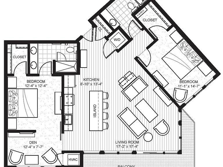 Ellipse on Excelsior and E2 - Ellipse - Exhilirate - 2 Beds - 2 Baths - 1252 Sq. ft.