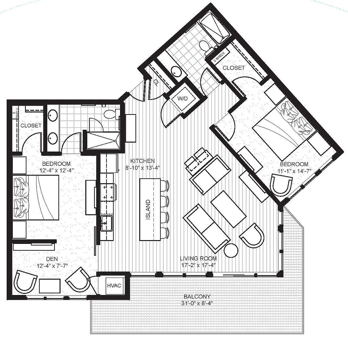 Floor plan Ellipse - Exhilirate