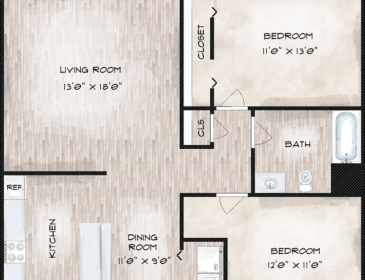 Magnolia (B1) Floorplan Diagram