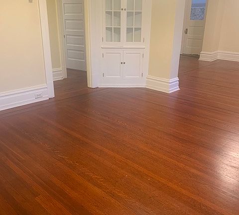 Dining Room with built-in China Cabinets