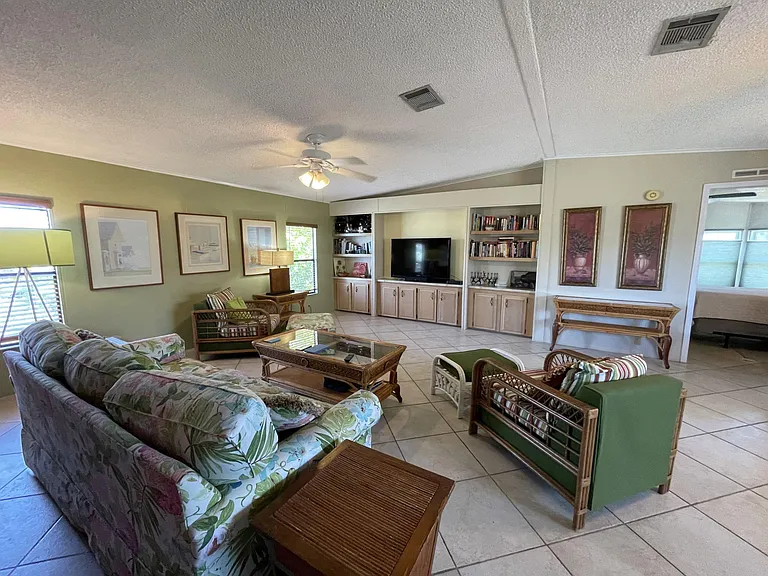 Spacious open style living room