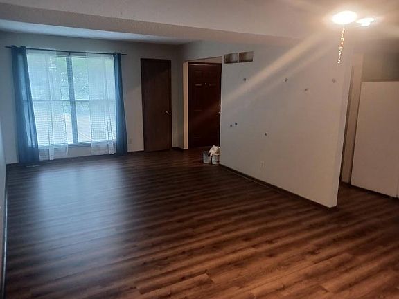 Main floor Living/ Dining area. the kitchen is off to the right