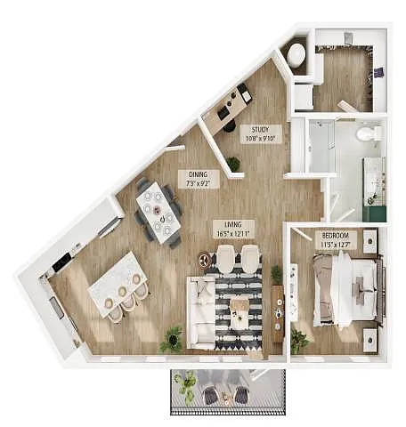 Floor plan A18