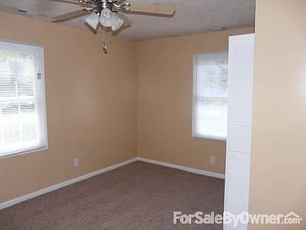 BIG MASTER BEDROOM
						:
						15x12 Master bedroom with new carpeting, fan light & windows