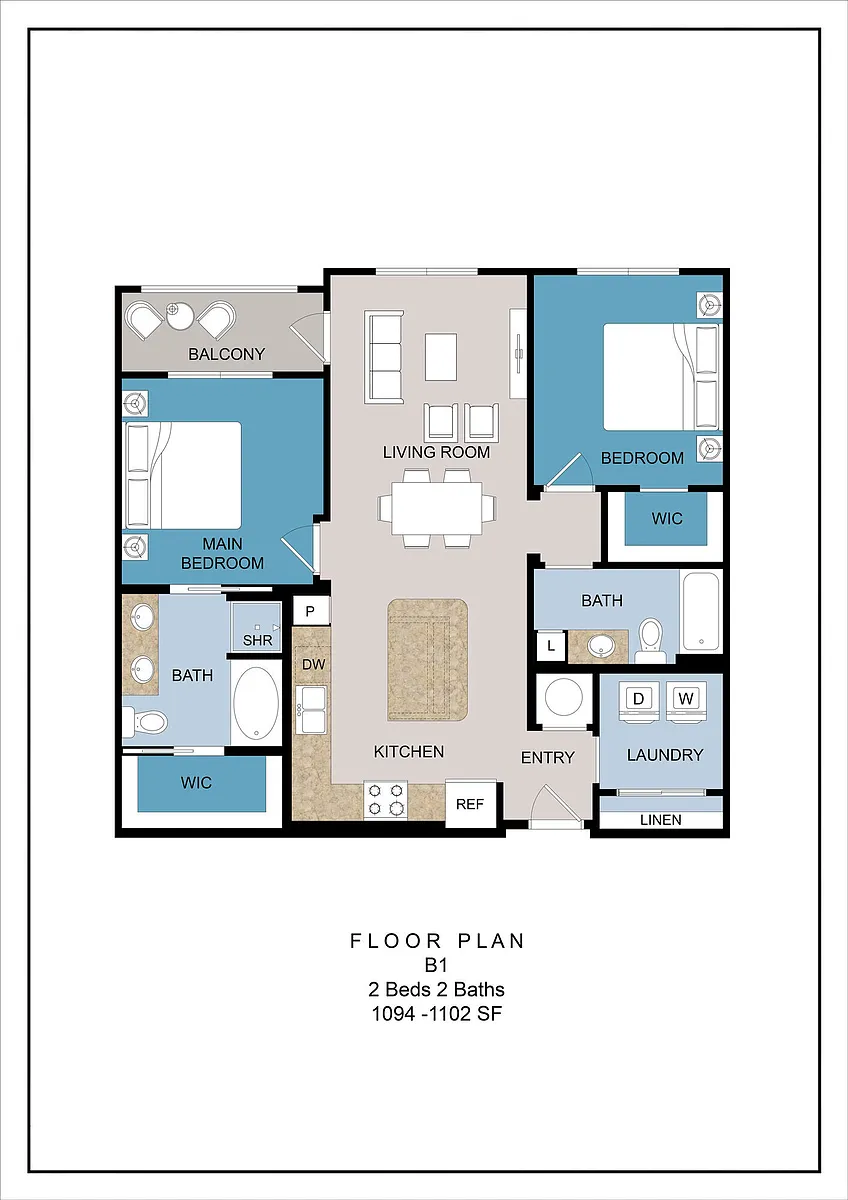 Floor plan B1
