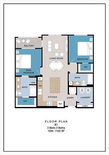 Floor plan B1