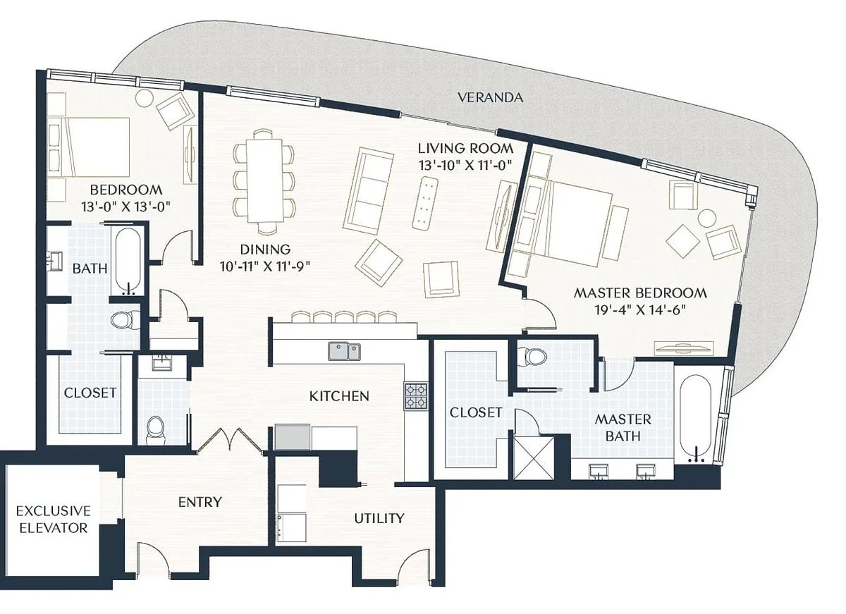 Floor plan B91D