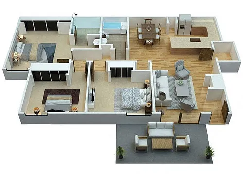 Floor plan C1