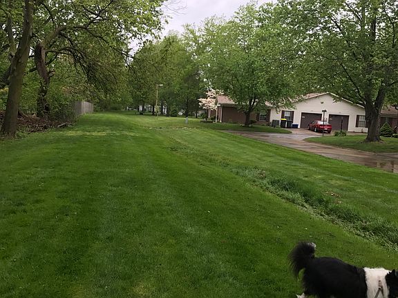 One of the many grassy areas