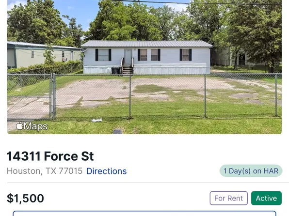 14311 Force St, Houston, TX 77015