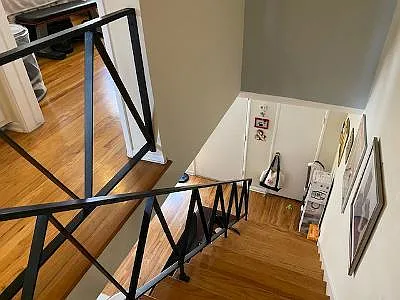 View from the top of the stairs