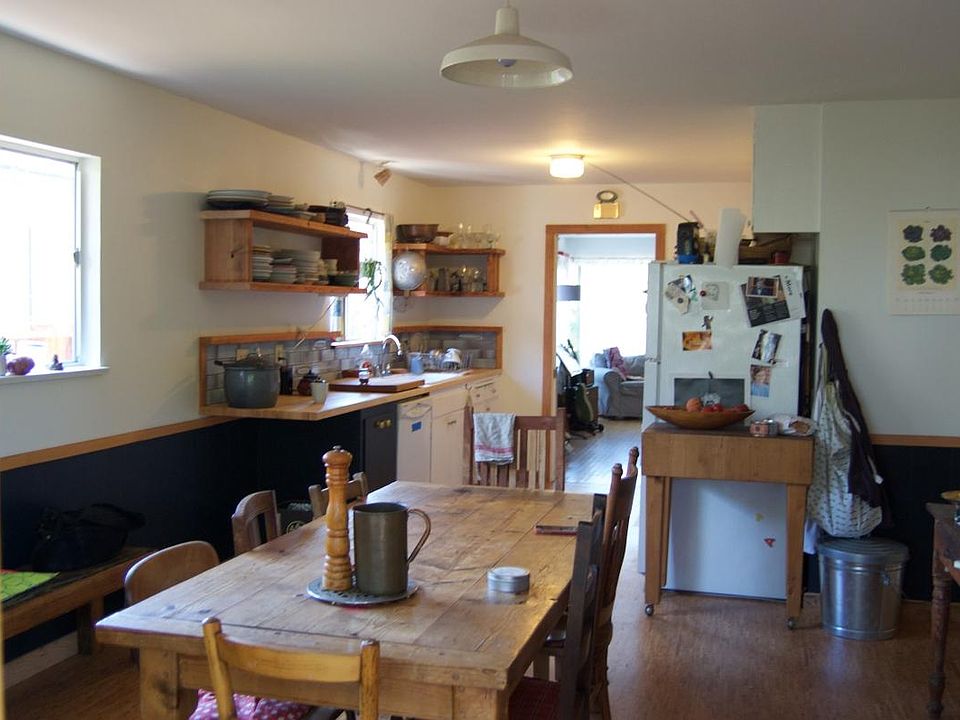 new cork floors spacious dining area