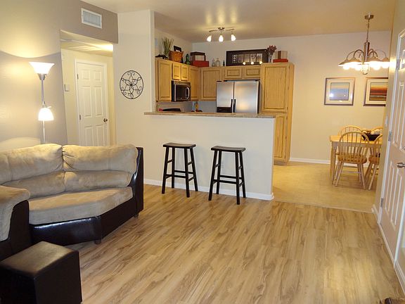Kitchen overlooking Living 