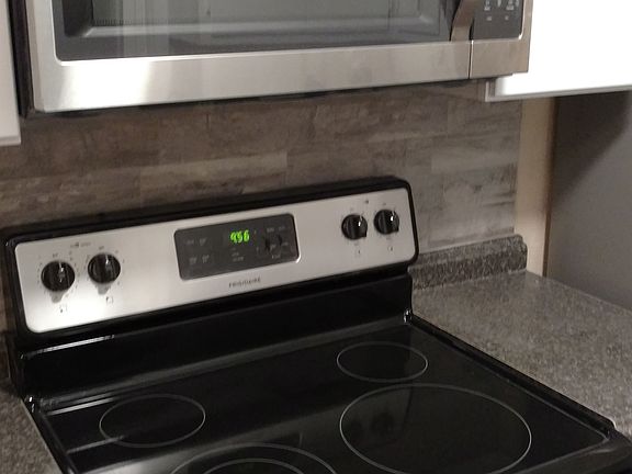 Brand new stainless appliances