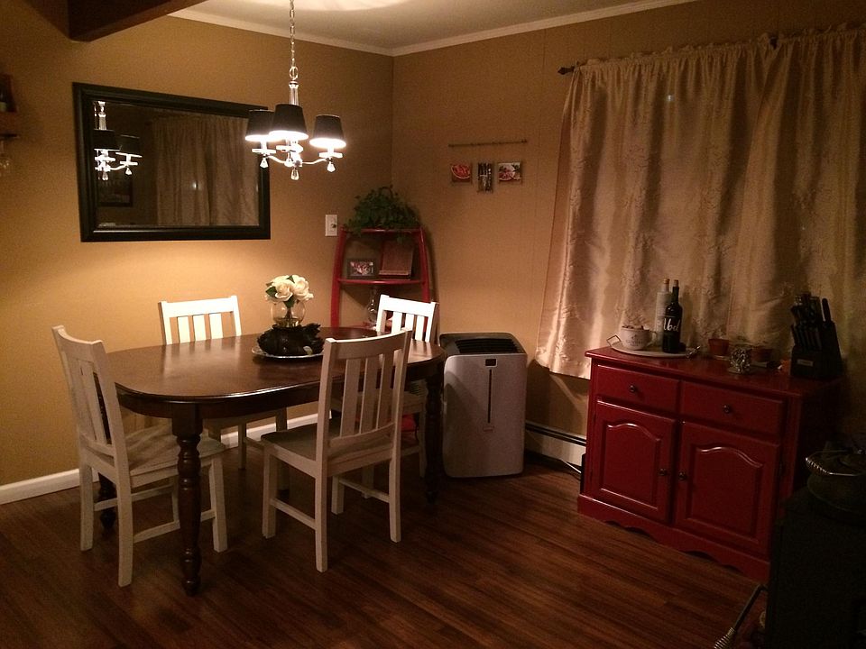 Dining Area with wood burning stove