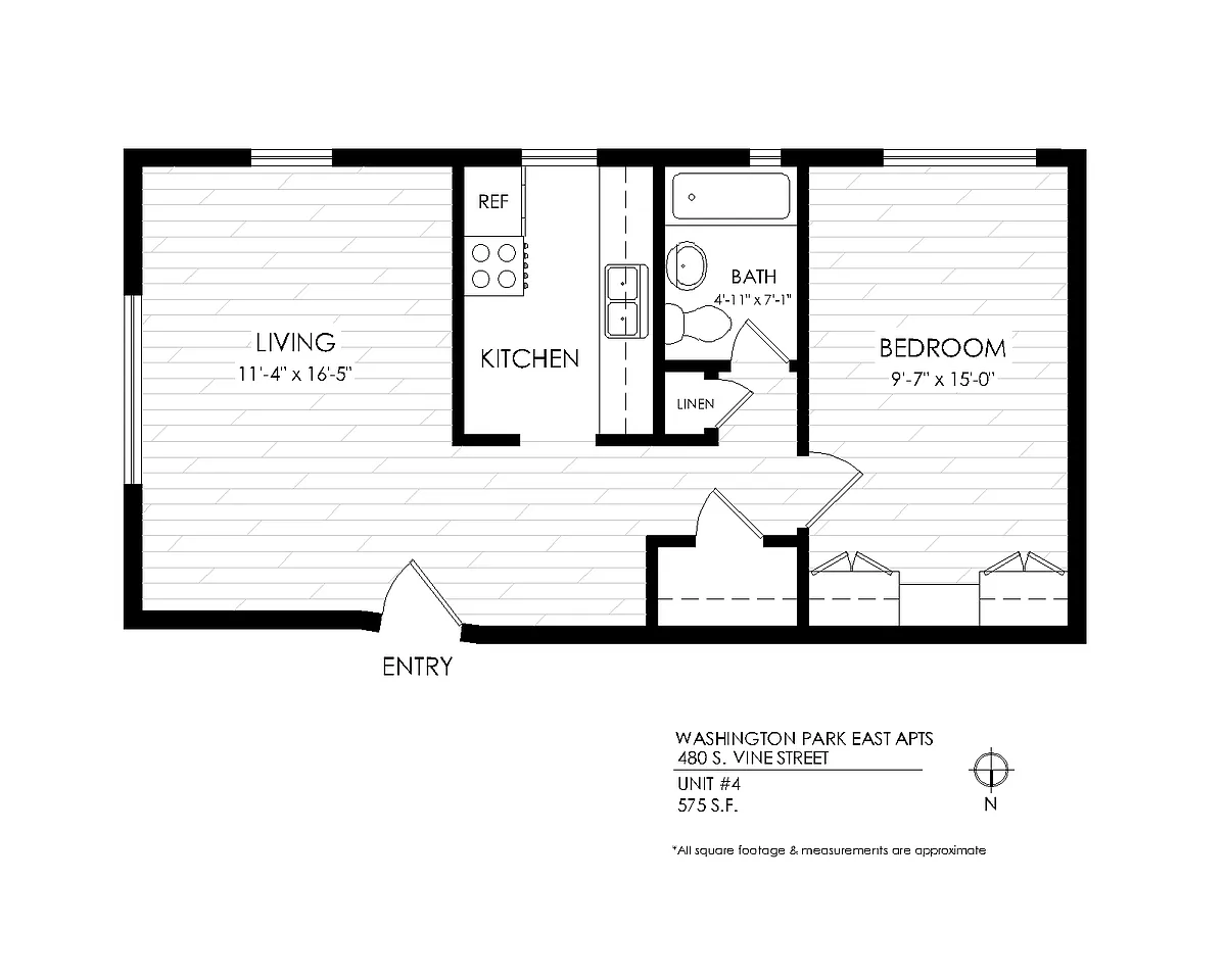 Floor plan 1 Bedroom