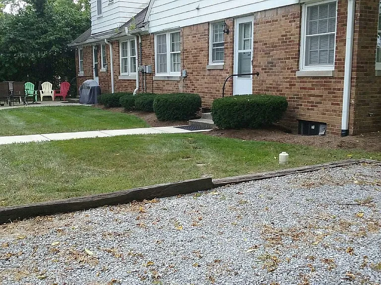 Rear of home