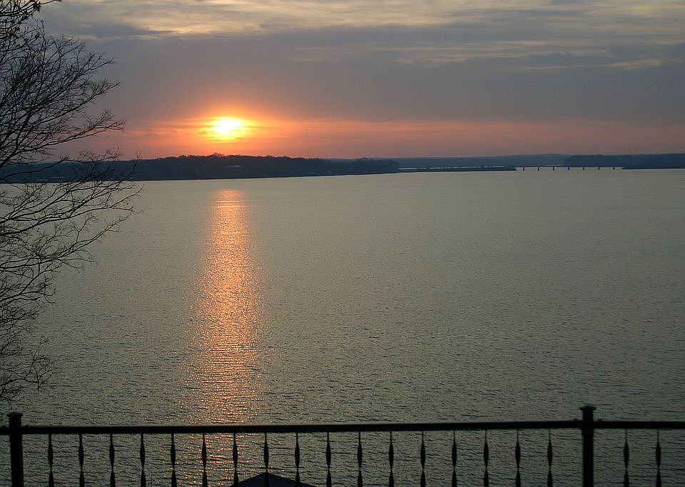 Upper deck lake view.