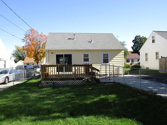 rear of home