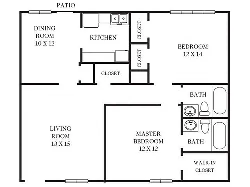 Floor plan B3