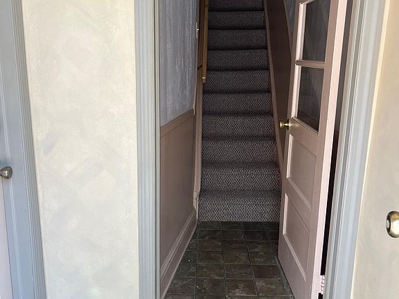 Entry stairs leading to the second floor.