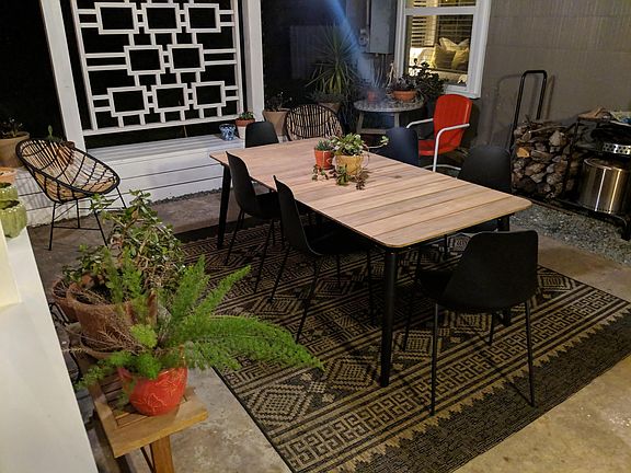 Patio vibes at night!