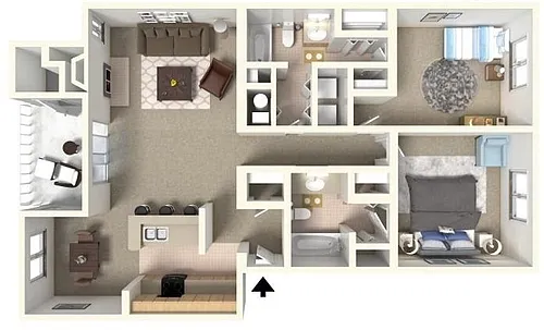 Floor plan Kentucky Derby-Renovated