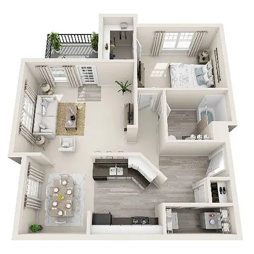 Floor plan Merrimac
