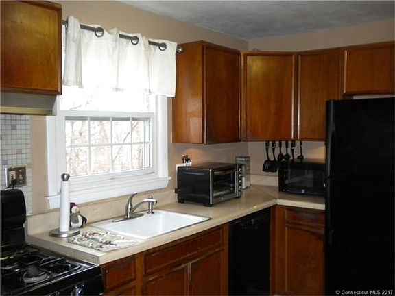 Gas cooking. Nice view from...