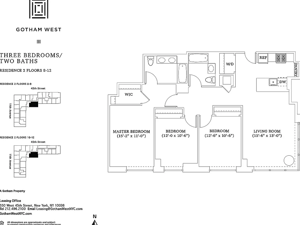 550 W 45th St #1202