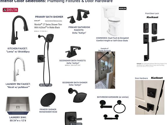 Plumbing Selections