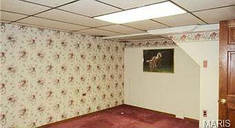 Basement sleeping area.