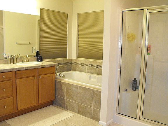 Double sink Master bathroom.
