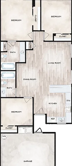 Floor Plan B Floorplan Diagram