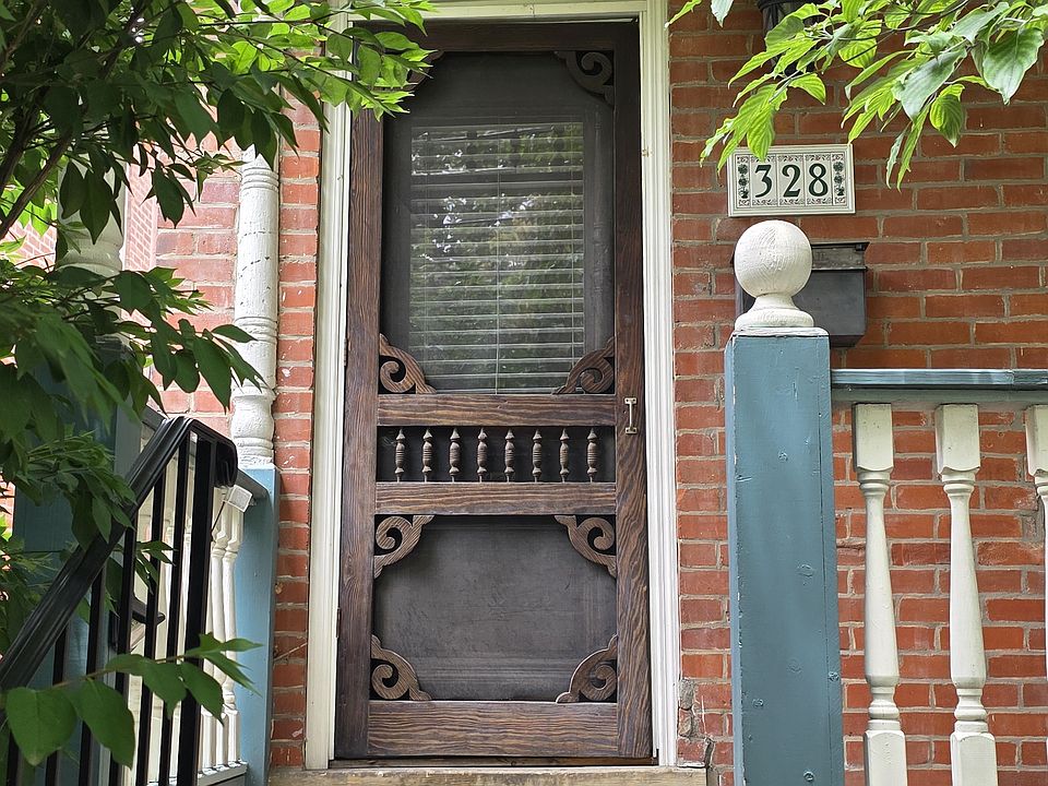 Front door and porch