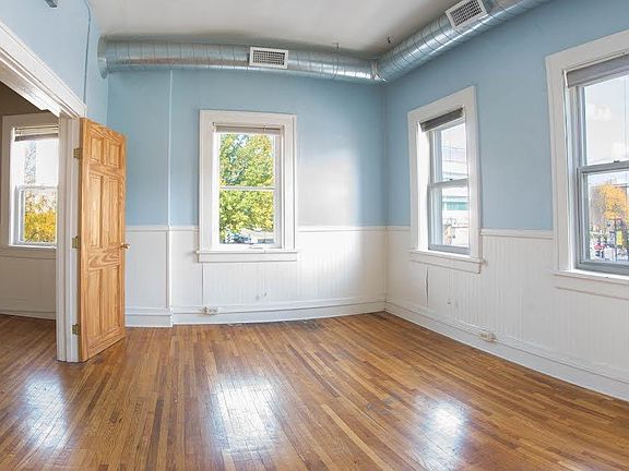 The east bedroom faces north-east and affords a nice view of