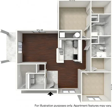 2 Bed 2 Bath 2 Bed 2 Bath