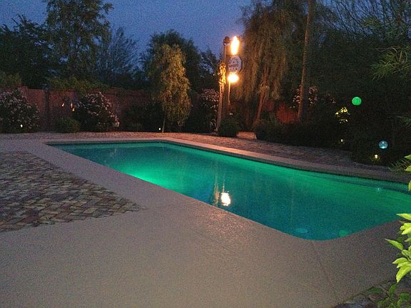 LED lighting at Sunset