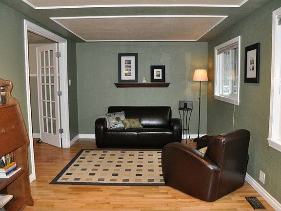 Hardwood floors, designer colors and great living room space welcome you upon entering the home.
