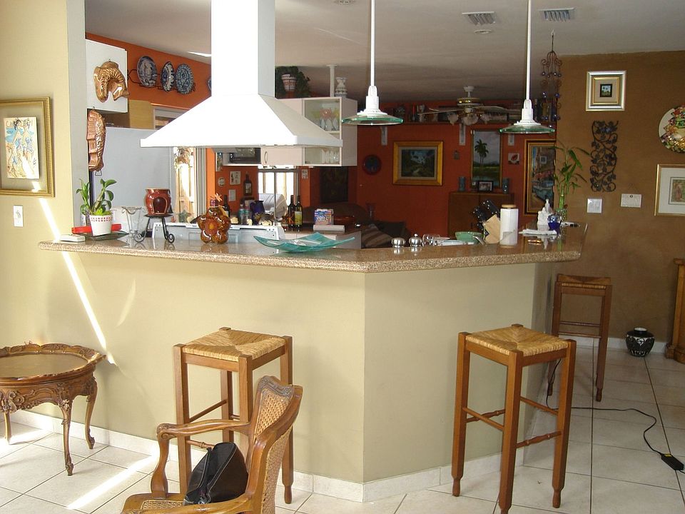 Open granite kitchen