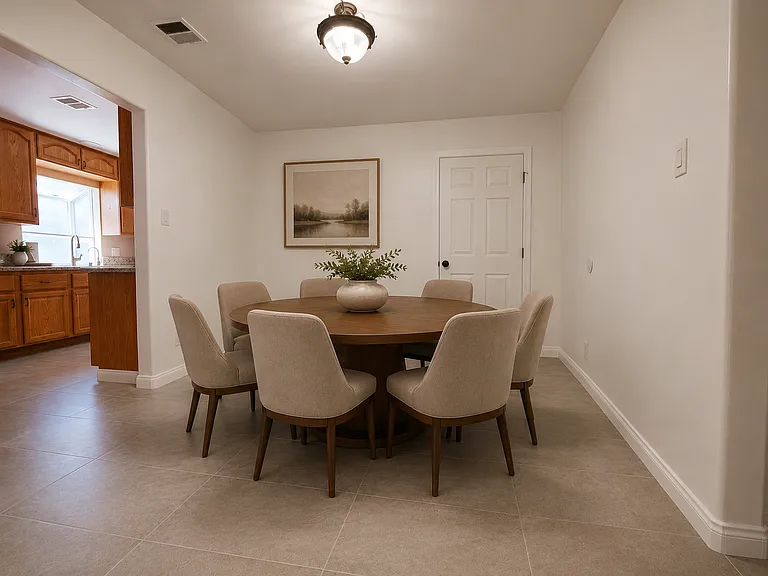 AI generated image, dining room area