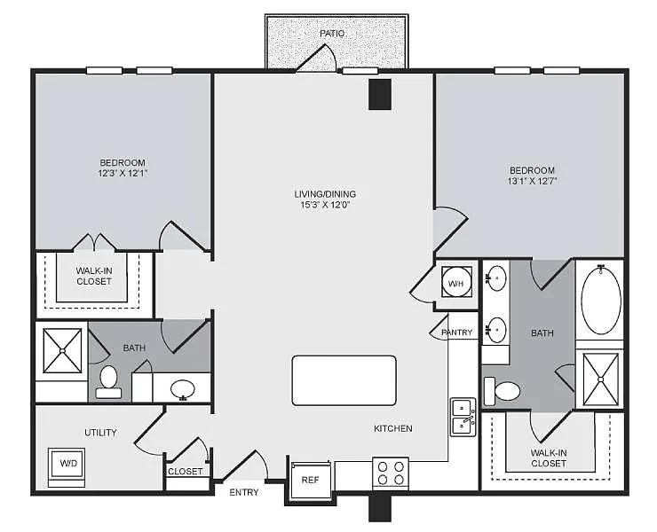 Floor plan B3