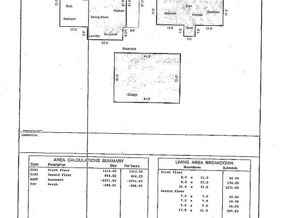 Floor Plan- 3 Story Home